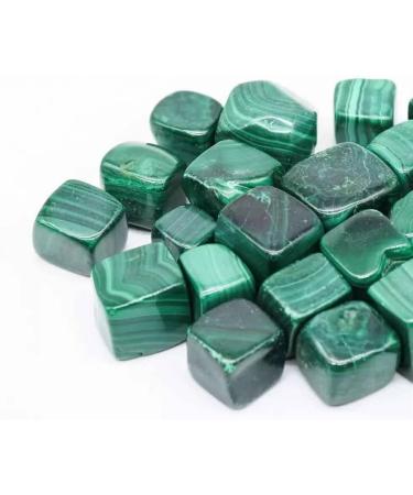 Crystal 100gNature Stripe Malachite Mini Cub Tumbles Stone 17mm-25mm for Great W Gift JZIGTDEM - Buy Online on GoSupps.com