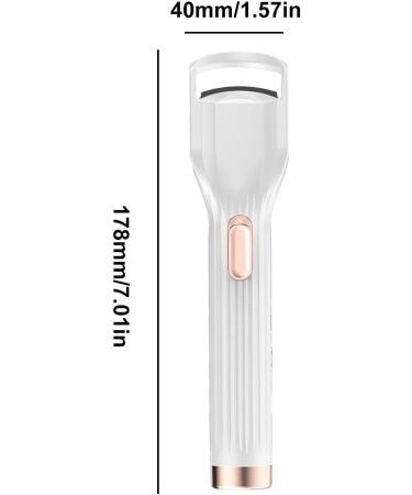 Lesunbak Heated Lash Curler | Rechargeable Eyelash Curler Heat for Eye Lashes | Long-Lasting Lash Styling Heater for Daily Commutes Working Dates Without Fan - Buy Online on GoSupps.com