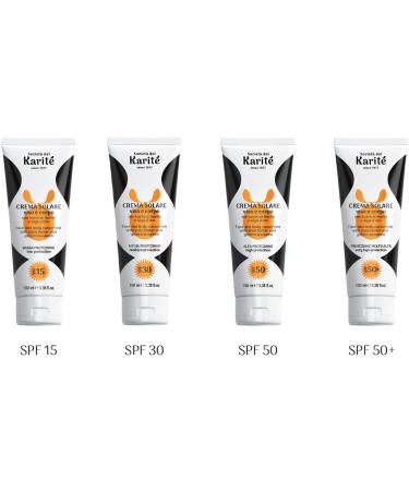 Moisturizing Sun Cream with Shea Butter spf 15 Sunscreen 15 with Nourishing Action Golden Effect Tan Suitable for Sensitive Skin 100 ml - Buy Online on GoSupps.com