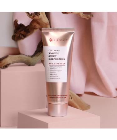 KSECRET Collagen Boosting Secret Sleeping Mask 60ml/2.03fl.oz. | Korean Skincare | Anti-Wrinkle Face Cream CREAM for Anti-Wrinkles & Moisturizing
