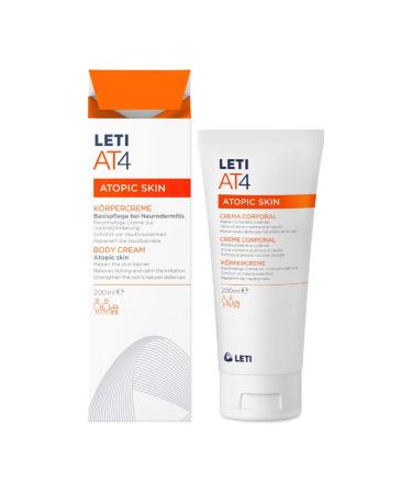 Leti AT4 Body Cream - Soothing Relief for Dry Skin & Neurodermatitis 200ml | Dermatologically Tested - Shop Now! - Buy Online on GoSupps.com