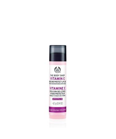 The Body Shop Moisture Protector Lip Balm SPF 15 with Vitamin E & Coconut Oil - Moisturising Weather Protection (42g) - Buy Online on GoSupps.com