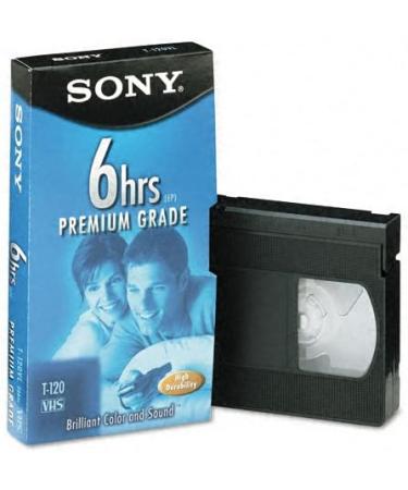 Sony T-120VR Video Premium Grade VHS Blank Tapes - 120 min 2-Pack - Buy Online on GoSupps.com
