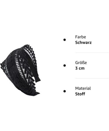 axy HR15A Vintage Wide Headband - Elegant Black Hair Band for Stylish Women | International Shipping - Buy Online on GoSupps.com