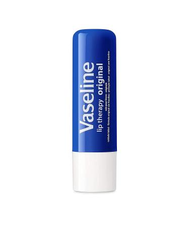 Vaseline Lip Therapy Stick - Original Petroleum Jelly Balm (4 Pack, 4.8g each) for Soft Lips - Buy Online on GoSupps.com