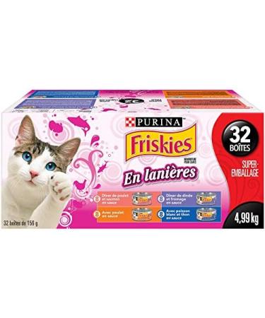 Friskies Chef's Blend Dry Cat Food (7.5 kg Bag) + Friskies Purina Shredded Super Pack Cans (156 g Pack of 32) Cat Food + Super Pack Cat Food - Buy Online on GoSupps.com