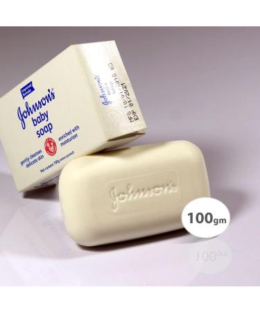 Johnson's - Johnson & Johnson Baby Soap Gentle 3.5 Oz. 100 G (Pk of 12) - Buy Online on GoSupps.com