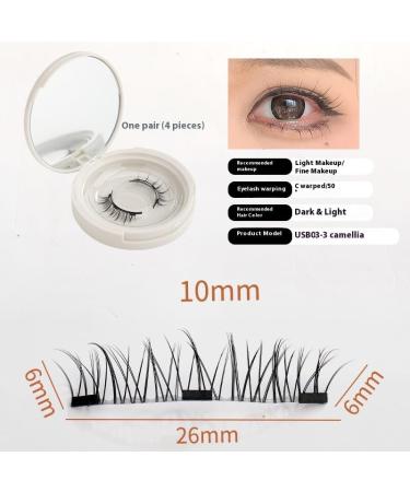 Enjuvie Magnetic Eyelashes DOLCELOVE Magnetic Eyelashes DALAREY Magnetic Lashes Reusable Self-Adhesive Eyelashes Natural Look 3D Natural Look False Lashes Self Adhesive Eyelashes. (03) - Buy Online on GoSupps.com