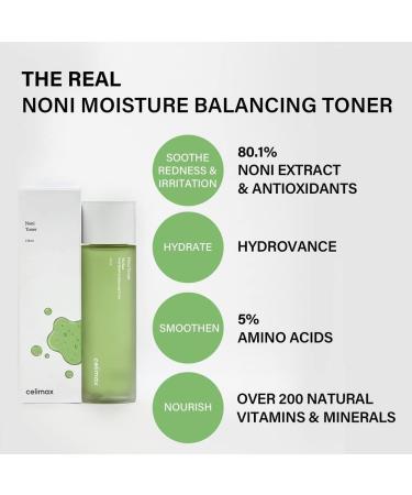 Celimax Noni Moisture Balancing Toner 150ml | Hydrating Facial Toner for All Skin Types - Shop Internationally - Buy Online on GoSupps.com
