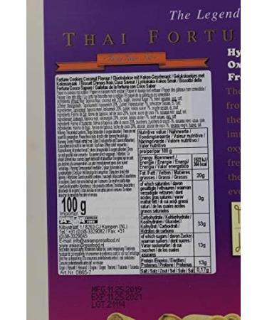 Thong Tham Nai Thai Fortune Cookie 100g - Multilingual (EN/NL/DE/FR) - Buy Online on GoSupps.com