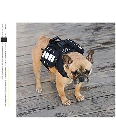 Dog Saddle Bags Adjustable Dog Shoulder Bag Saddle Bag Harness Backpack with Reflective Tape for Hiking Walking Camping for Medium & Large Dog (L Black) L Black - Buy Online on GoSupps.com