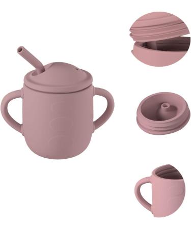 Linshuma Silicone Baby Cup - Toddler Straw Sippy Cup - Kids Trainer Cup | 150ML Coffee - Buy Online on GoSupps.com