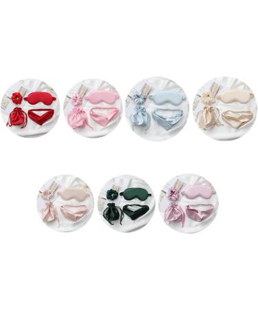 Buy Breathable Silk Eye Shade with Scrunchy Band & Lightweight Carry Bag - Ideal for Travel | International Shipping Available - Buy Online on GoSupps.com