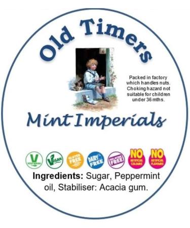Mint Imperials in Reusable Victorian Style Plastic Sweet Jar 970 millilitres 800 Grams - Buy Online on GoSupps.com
