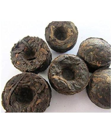 Pu erh mini tea cakes fermented Tuocha top grade total 210 grams in bamboo box. - Buy Online on GoSupps.com