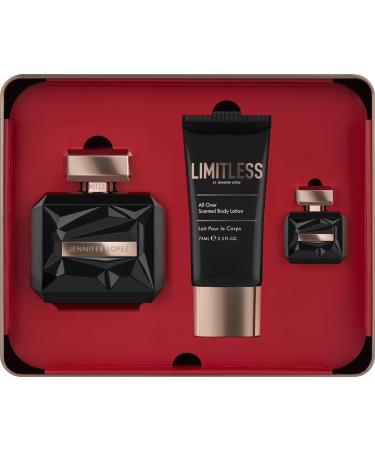 Jennifer Lopez LIMITLESS Gift Set EDP 100ML Body Lotion 75ML Mini Parfum 10ML 3.4 Fl Oz (Pack of 3) - Buy Online on GoSupps.com