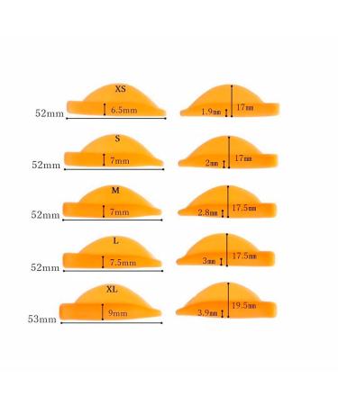 Flex C Lash Lift Pads - Glueless Eyelash Lifting Shields - 5 Sizes - Soft Silicone Pad for Easy Lash Perm - 100+ Applications - Buy Online on GoSupps.com