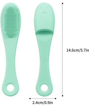 Luckious Premium Silicone Nose Brush - The Ultimate Solution for Blackhead Removal and Pore Cleansing Green - Buy Online on GoSupps.com