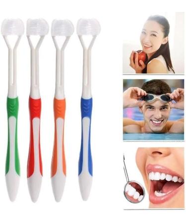 AD-BCRBgen Yellow Ultra-Fine 3-Page Toothbrush for Adults | Soft Bristles for Health & Special Needs | Optimal Dental Care & Easy Mouth Cleaning - Buy Online on GoSupps.com