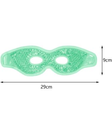 Harilla Cold Cooling Eye Mask with Eyelashes - Soothing Hot & Cold Compress for Sleep Relaxation & Eye Care - Green - Buy Online on GoSupps.com