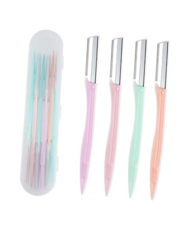 FOMIYES 4 Sets Eyebrow Razor Women s Razor Ladies Razors for Shaving Women Razors Facial Hair Womens Face Razor Facial Razors for Women Face Shaver for Women Miss Remover Portable