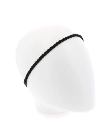 Buy Black Suede Ladies Hair Band - Vintage Braided Velvet Headband for Weddings & Boho Style - Buy Online on GoSupps.com