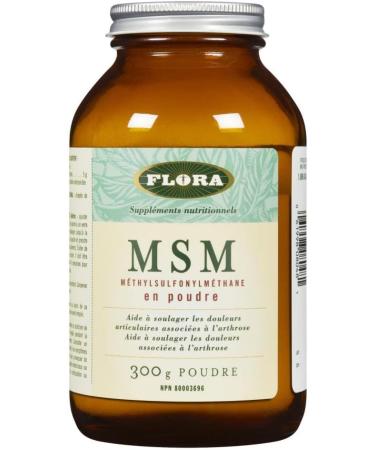 Flora - MSM - Methyl Sulfonyl Methane Vegan Patented and Clinically-Researched (300 gram Powder) 300 g (Pack of 1) - Buy Online on GoSupps.com