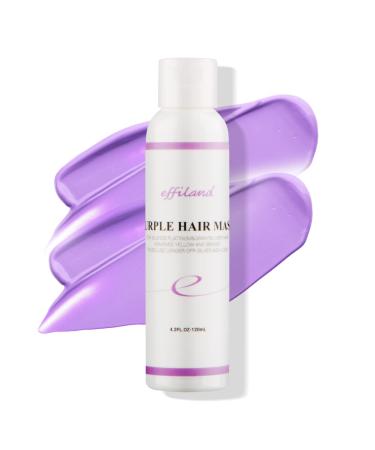 EFFILAND Purple Hair Mask - Remove Yellow/Orange/Brassiness For Blonde  Platinum  Bleached  Silver  Gray  Ash & Brassy Hair