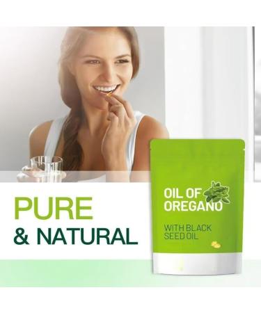 Oregano oil and black seed oil natural plant essence nourishes the body from within to maintain good condition and radiate vitality and vitality - Buy Online on GoSupps.com