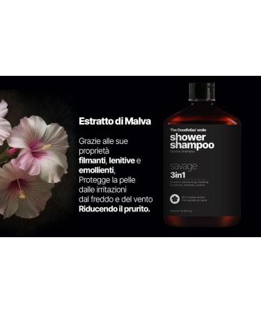 The Goodfellas'smile Douche Shampoo Savage 500 ml - Buy Online on GoSupps.com