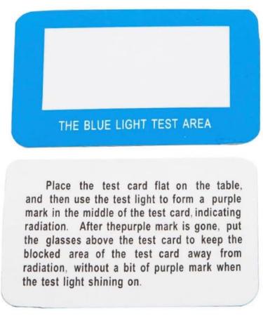 Blue Light Blocking Glasses Test Kit - Anti Blue Light Testing Card & Device for Eye Protection - Buy Online on GoSupps.com