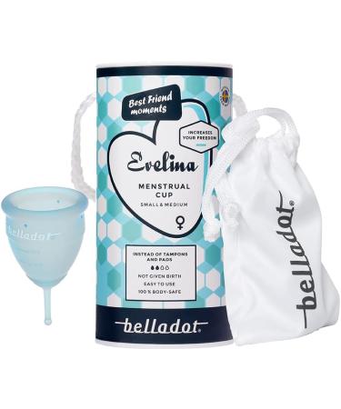 Evelina Menstrual Cup | Small & Medium | Belladot - Eco-friendly & Comfortable Period Solution - Shop Now - Buy Online on GoSupps.com