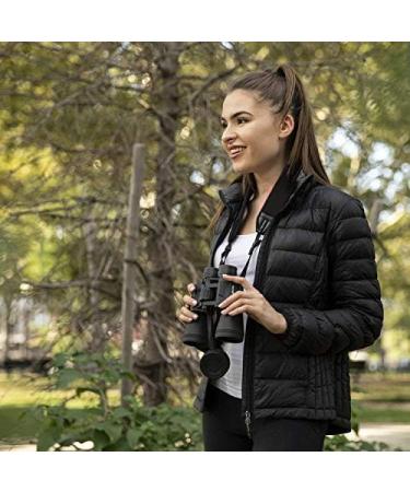 BlueCabi Neoprene Neck Shoulder Strap for Cameras and Binoculars - Comfortable & Adjustable Men and Women - Anti Slip Lightweight Design - Black - Buy Online on GoSupps.com