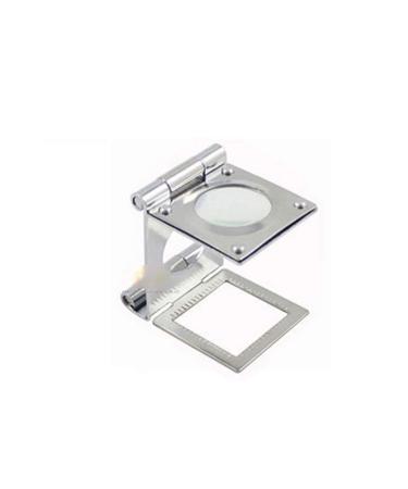 Glass Folding Loupe Glass Portable Magnifier10 Times 20 Mm Enlarged Mirror Magnifier for Reading Made in China