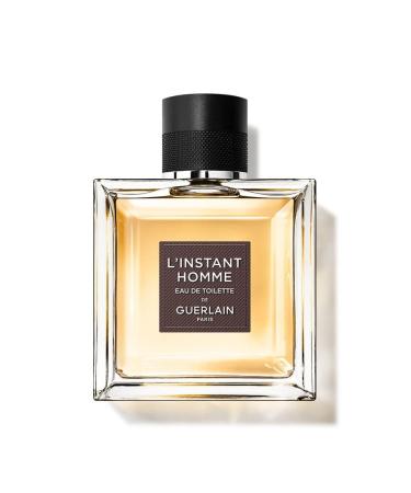 Guerlain L'Instant De Pour Homme for Men Eau de Toilette Spray 3.4 Ounce Wood 3.4 Fl Oz (Pack of 1)