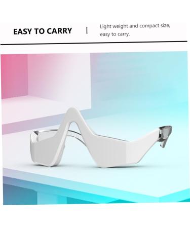 Ultechnovo Eye Massage Device for Fatigue Reduction | Auto Eye Care Tool | Efficient Electrical Massager - White - Buy Online on GoSupps.com