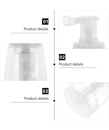 Travel Spray Bottle - Transparent Powder Sprayer for Barbershop Salon & Office - Empty Plastic Travel Bottle - Buy Online on GoSupps.com