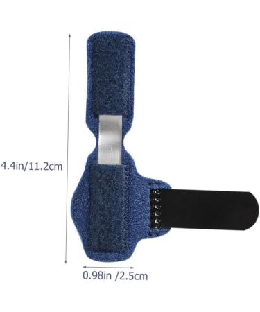 Lurrose 3pcs Toe & Finger Support Sleeves | Immobilizer Splint Set for Hammertoe, Sprains & Mallet Thumb | Blue 11.5X2.5CM - Buy Online on GoSupps.com