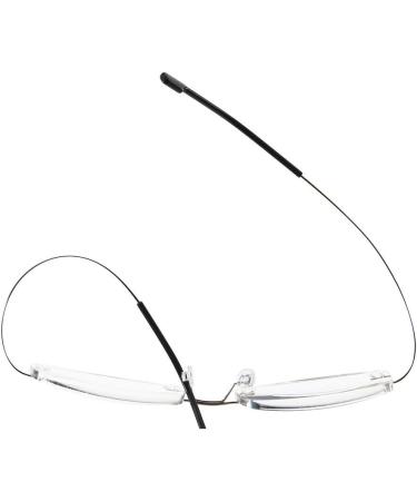 Rimless Titanium Reading Glasses for Men & Women | Super Light +1.0 Reading Aid - Stylish & Comfortable - Buy Online on GoSupps.com