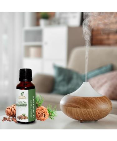 Buy 100% Pure Cedar Wood Oil 30 ML | Undiluted Therapeutic Grade Juniperus Virginiana Essential Oil for Aromatherapy - Buy Online on GoSupps.com