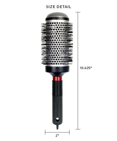 Cricket Technique 390 2 Thermal Hair Brush - Anti-Static Tourmaline Ionic Bristle for Blow Drying & Curling - Seamless Barrel Styling Hairbrush for All Hair Types - Buy Online on GoSupps.com
