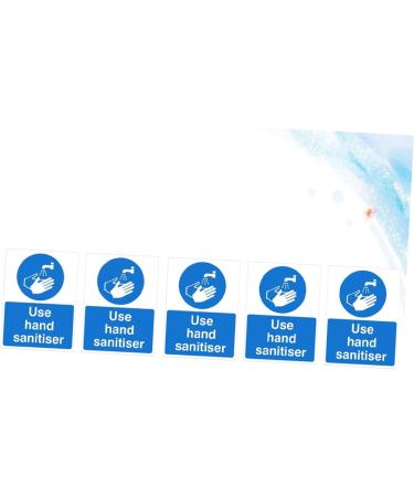 Healvian 5pcs Hand Sanitzer Poster Stickers Decal Safety Informative Sign Wash Your Hands Sign Bathroom Sink Sticker Hand Sanitiser Decals Pvc Safety Warning Decals Use Hand Sanitiser Sign 20X15X1cm As Shown 5pcs - Buy Online on GoSupps.com