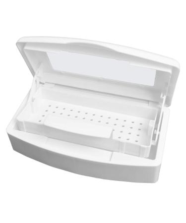 Nail Tool Sterilizer Box, Plastic Sterilization Tray for Tweezer, Eyelash Extensions, Nail Implement for Esthetician - Buy Online on GoSupps.com