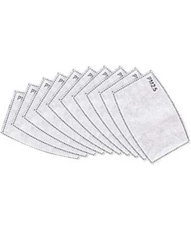 Activated Carbon Replacement Filters (Pack of 10) | H12xW8cm | Pack of 10 - Buy Online on GoSupps.com