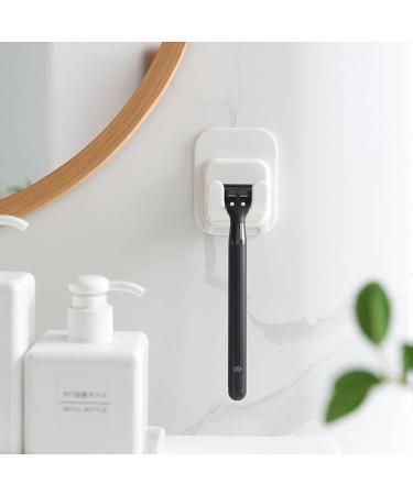 Jiacheng29 Razor Holder | Strong Sticky Multipurpose Power Plug Organizer Hook | Bedroom Storage Solution - White - Buy Online on GoSupps.com