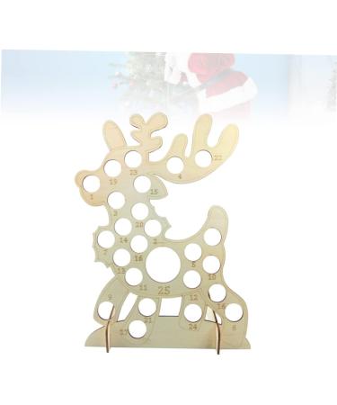 RORPOIR 1pc Chocolate Advent Calendar Christmas Table Decorations Xmas Chocolate Rack Wooden Ornaments - Buy Online on GoSupps.com