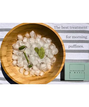 Gua Sha & Jade Roller Set | Facial Tools for Anti-Aging & Skin Care | Perfect Self Care Gift for Men & Women - Buy Online on GoSupps.com