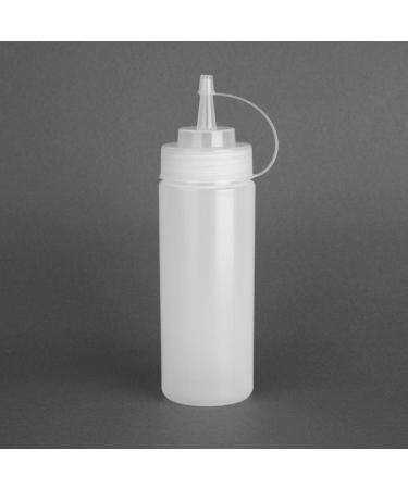 12oz Squeeze Bottle -Wide Mouth Clear Ideal for Sauce Ketchup Mustard Mayonnaise Oil Vinegar Salad Dressing (Pack of 2) 12oz (Pack of 2) Clear - Buy Online on GoSupps.com