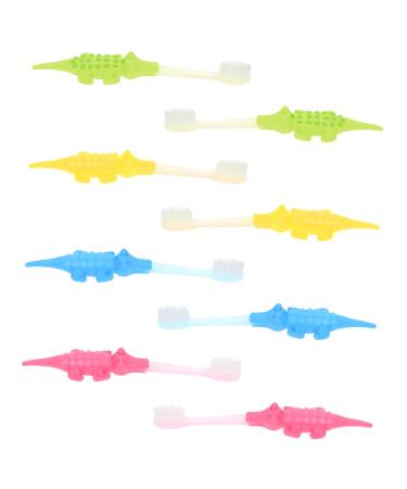 Gatuida 16pcs Small Crocodile Toothbrushes For Toddlers Cute Pbt Accessories