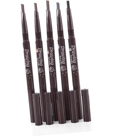 2 1 Anjoize Eyebrow Pen Eyebrow Pencil Waterproof Eyebrow Brush Water Proof To Rotate Makeup Tools - Buy Online on GoSupps.com